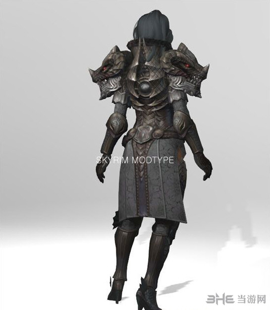 上古卷轴5天际CBBE身型女性用重装MOD 下载