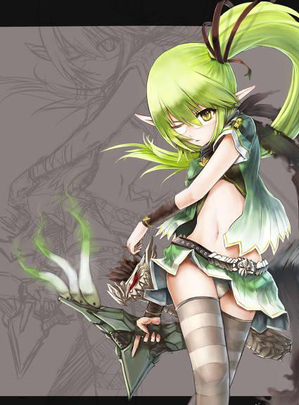 艾尔之光蕾娜图片欣赏萌化姿态格外妖娆