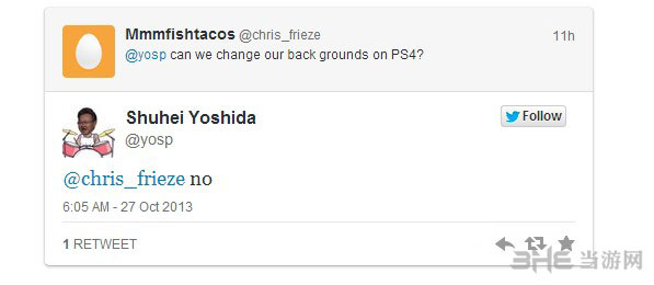 索尼表示PS4不能更换壁纸2