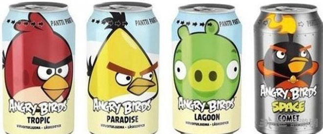 愤怒的小鸟品牌饮料