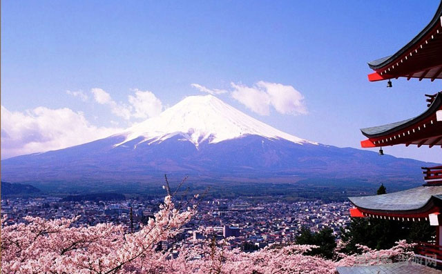 文化古迹富士山——日本