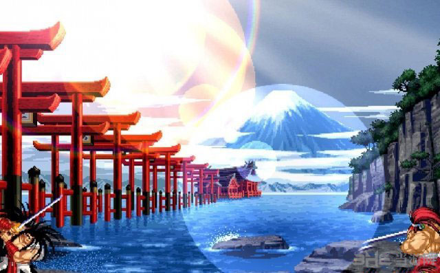游戏中的文化古迹富士山——侍魂