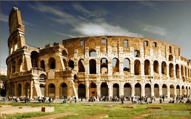 文化古迹罗马大斗兽场——意大利