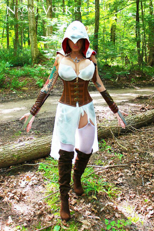 世界各国<em>妹子刺客信条</em>Cos图片合集 谁是最美