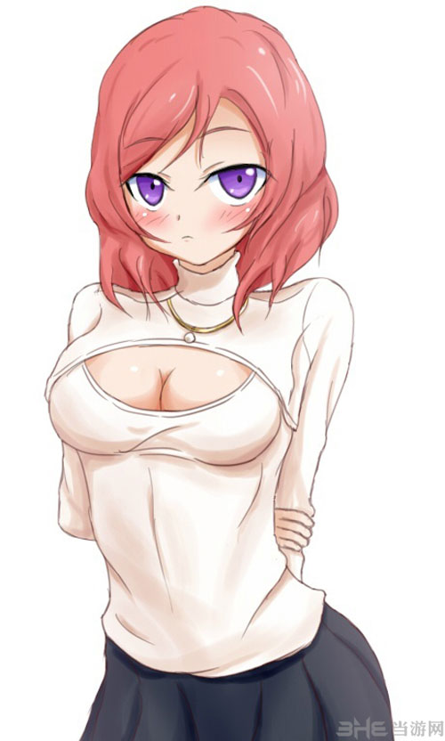 <em>二次元美女</em>胸前开口毛衣<em>h邪恶</em>漫画图 贫乳也有