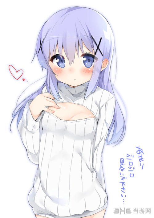 <em>二次元美女</em>胸前开口毛衣<em>h邪恶</em>漫画图 贫乳也有