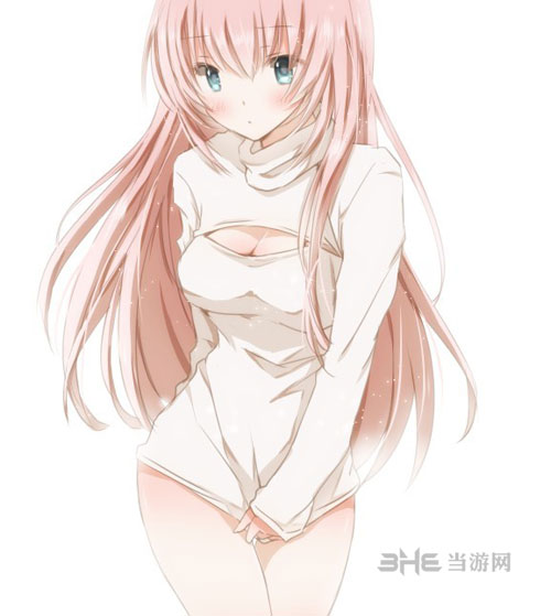<em>二次元美女</em>胸前开口毛衣<em>h邪恶</em>漫画图 贫乳也有