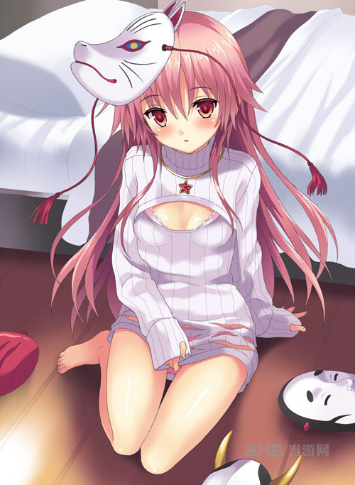 <em>二次元美女</em>胸前开口毛衣<em>h邪恶</em>漫画图 贫乳也有
