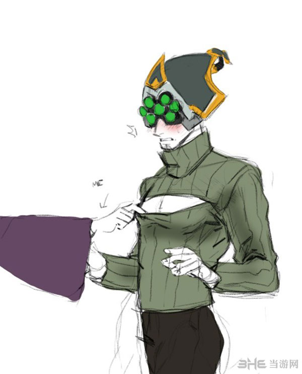 英雄联盟<em>日本开胸毛衣</em>同人漫画 狮子狗也能妩