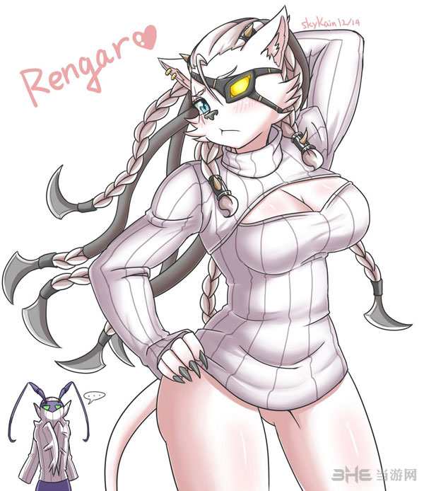 英雄联盟<em>日本开胸毛衣</em>同人漫画 狮子狗也能妩