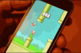 Flappy bird900关后的世界 终极boss马里奥降临