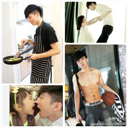 相差18岁萌兄妹走红+最萌兄妹超有爱组图吴大伟