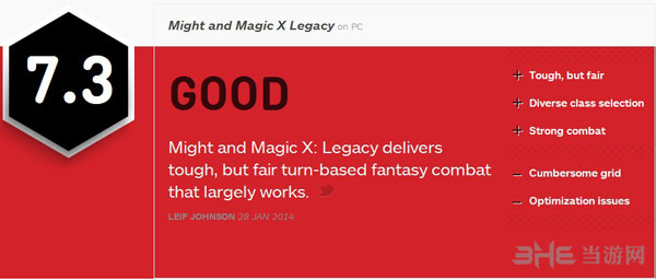 魔法门10传承获IGN7.3中评