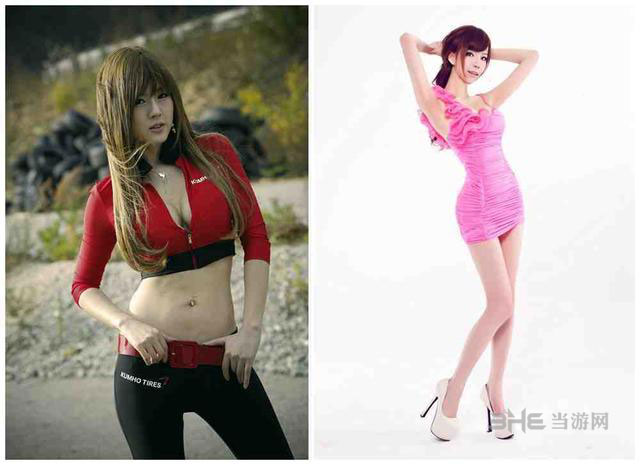 宅男女神叶梓萱PK韩国第一名模<em>黄美姬</em> 对比图