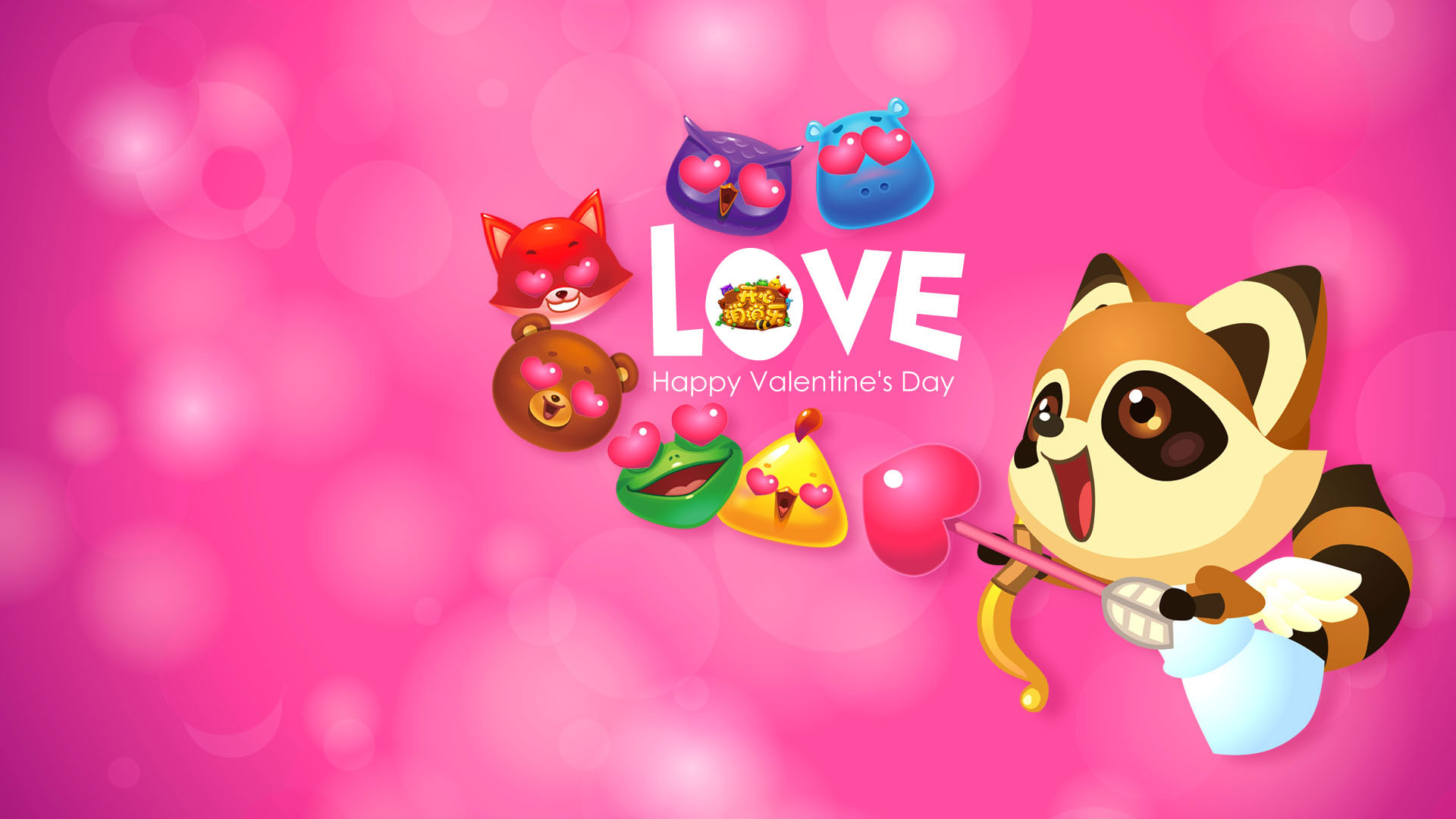 开心消消乐1920x1080高清壁纸 让你心情high起来_当游网