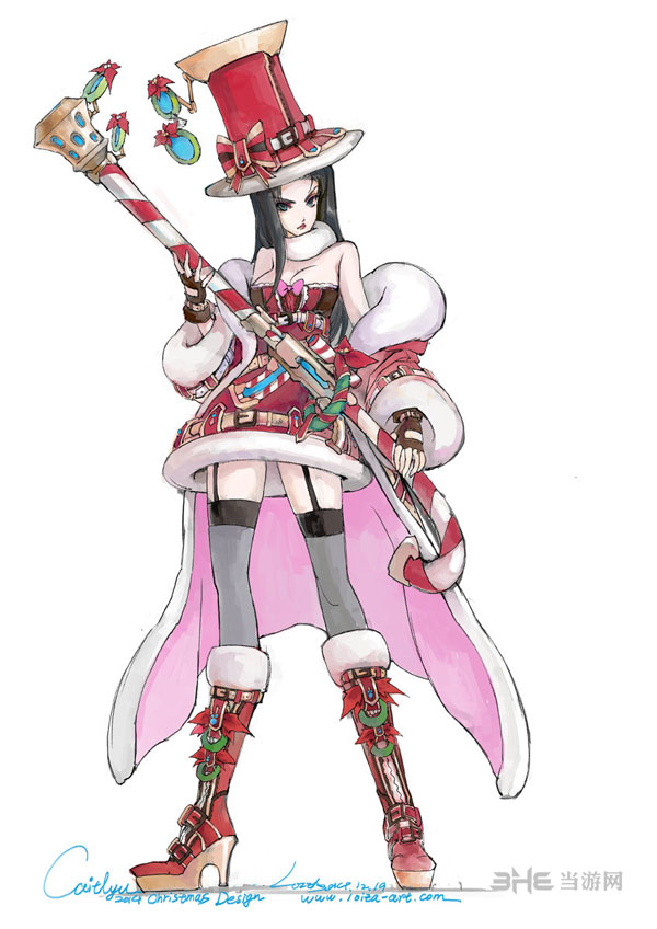 LOL玩家自制创意节日女英雄皮肤 不一样的妩