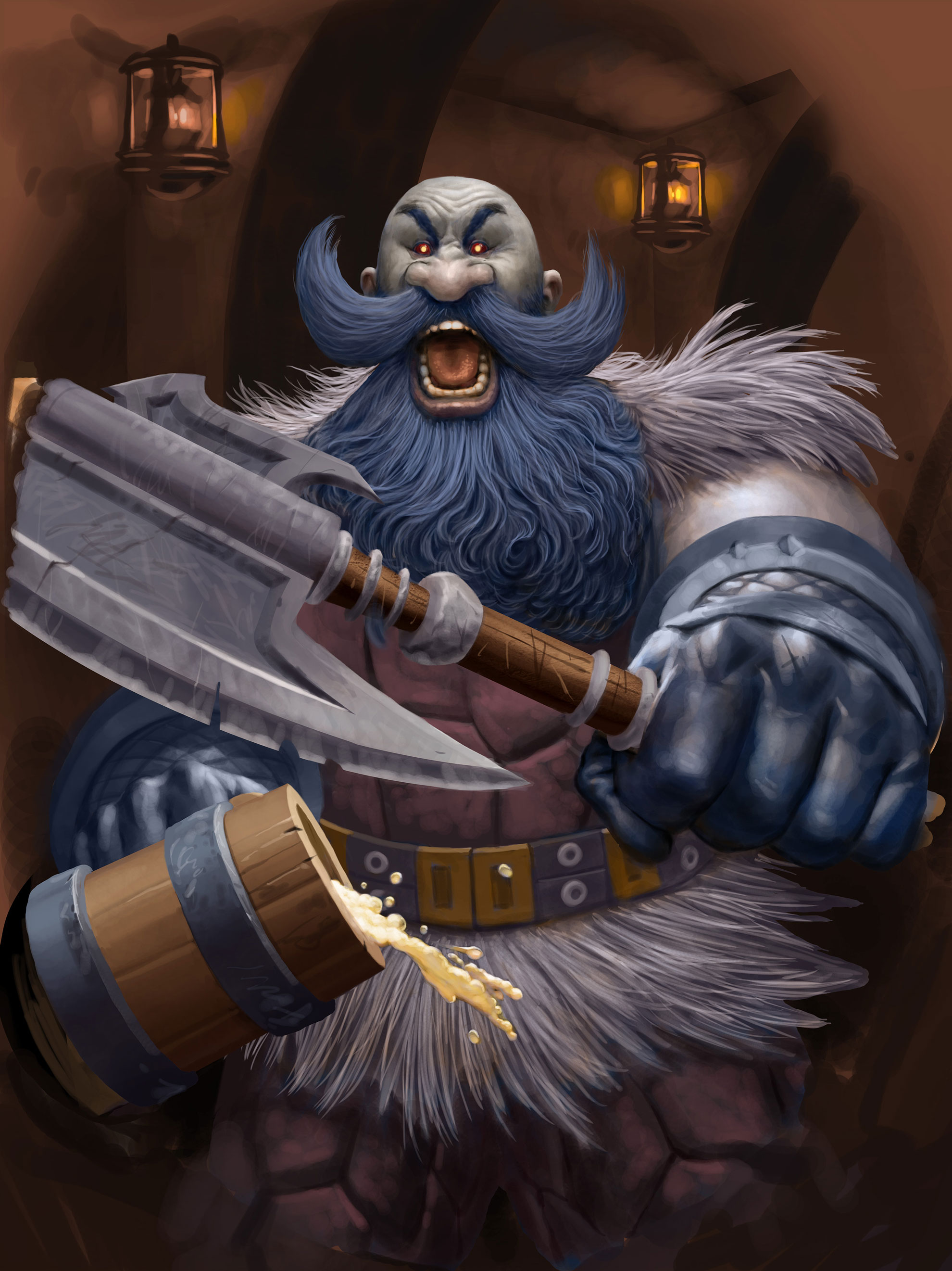 炉石传说黑石山的火焰高清精美原图欣赏 欧莫