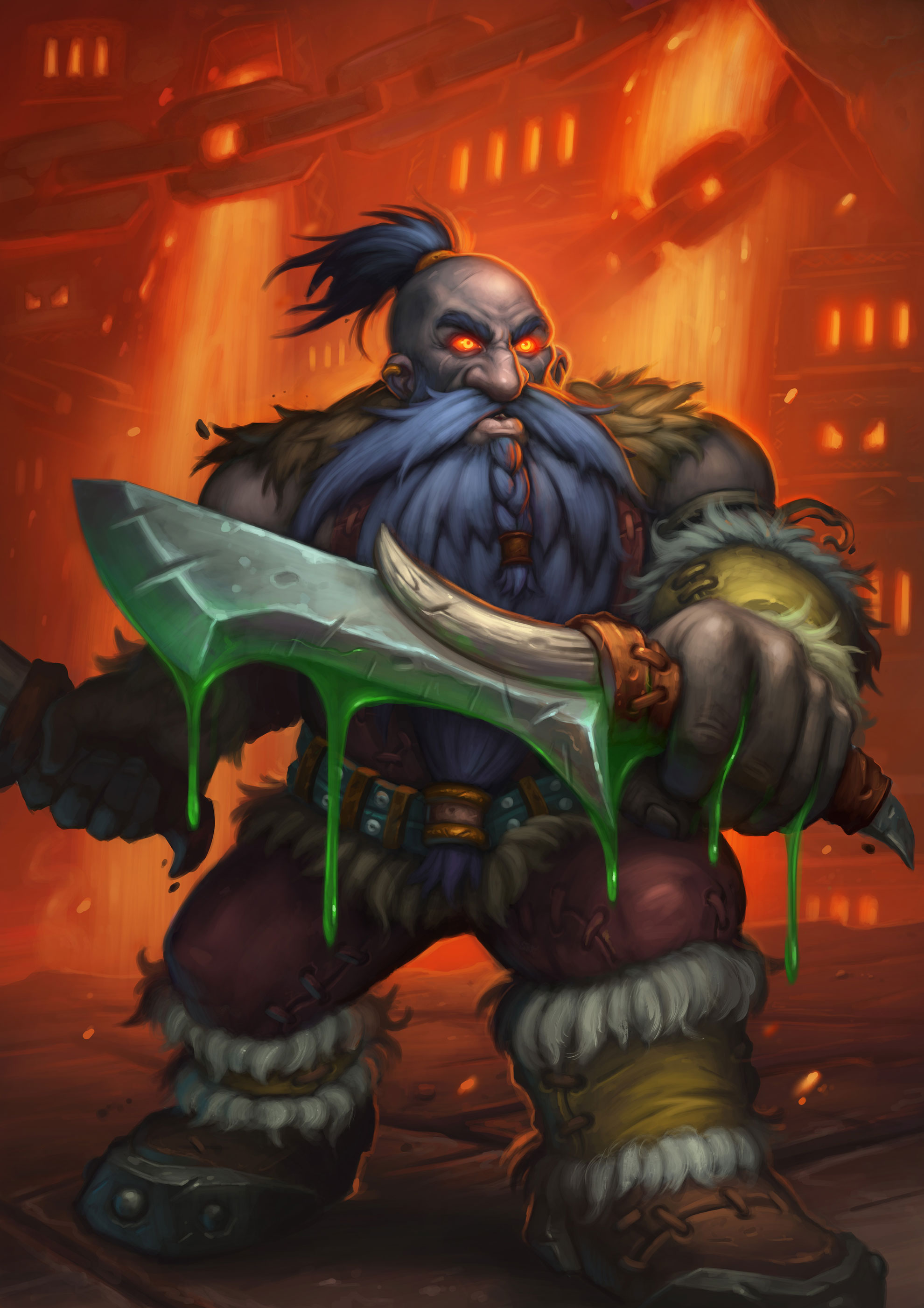 炉石传说黑石山的火焰高清精美原图欣赏 欧莫