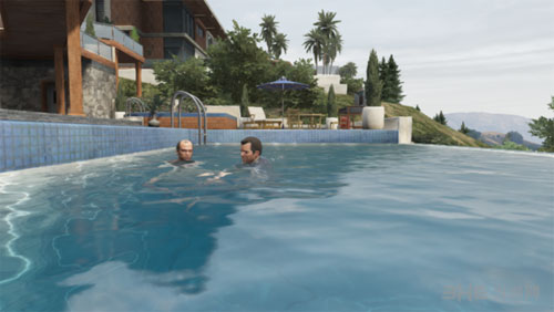 侠盗猎手车GTA5怎么游泳 pc游泳操作说明