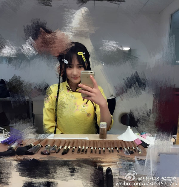 魔天记手游代言人SNH48成员私照大曝光 鞠婧