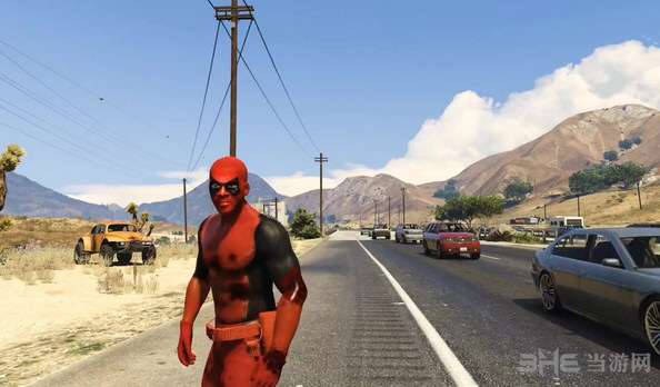 侠盗猎车手5富兰克林变身X战警死侍MOD 下载