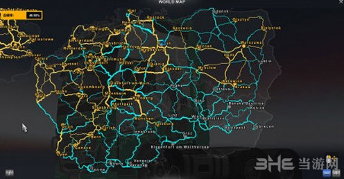 欧洲卡车模拟2区分未探索路线MOD 下载_当游网