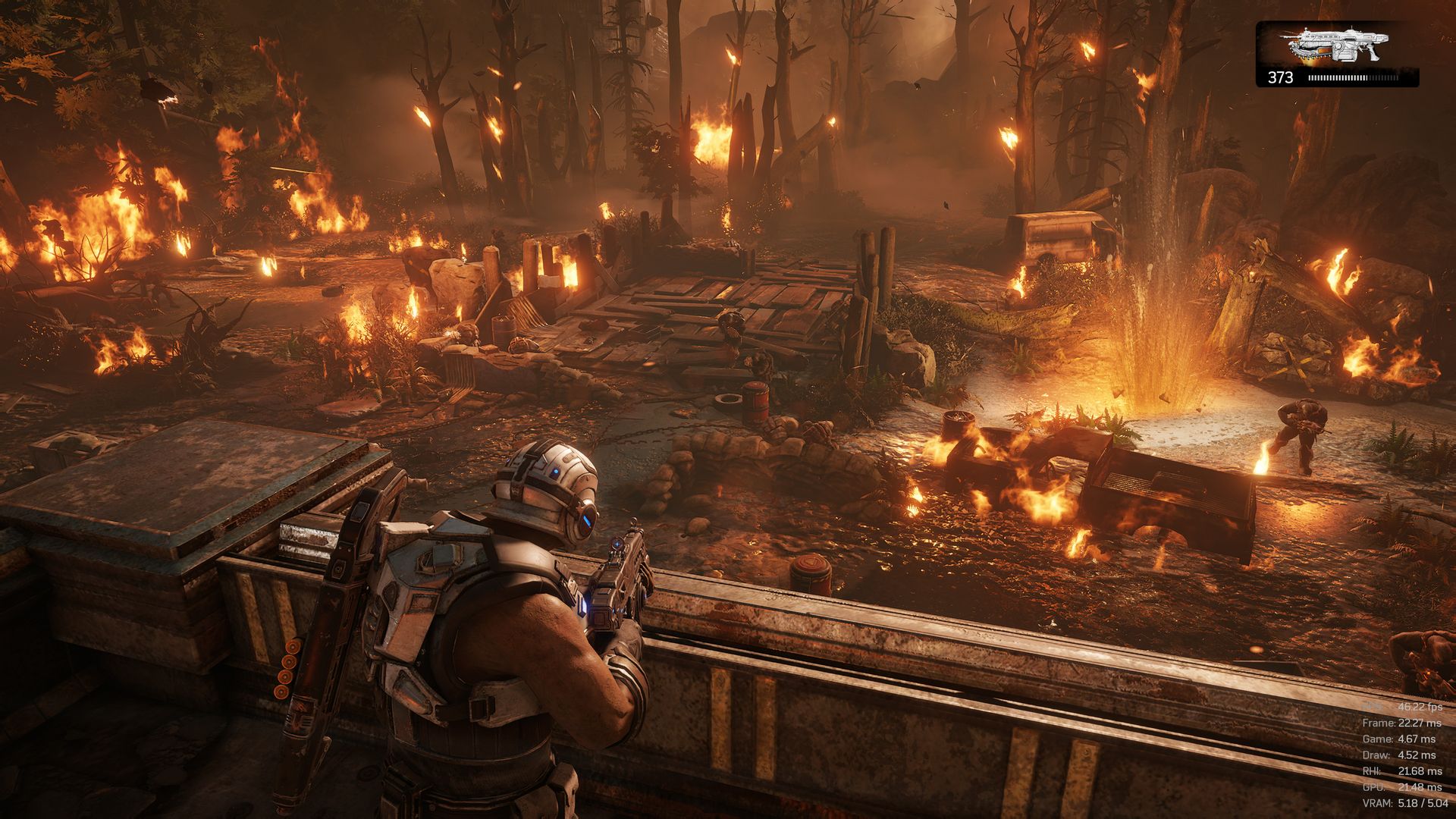 战争机器4壁纸级截图欣赏 超绝战场血腥屠杀_当游网