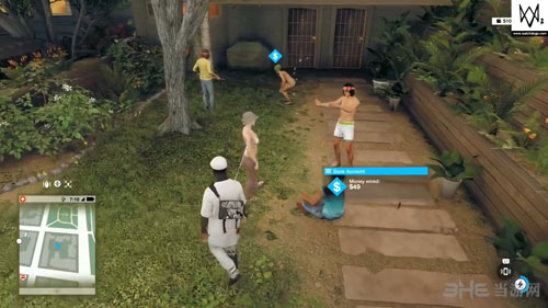 《看门狗2》惊现全裸NPC 细节惊人不可描述_当游网