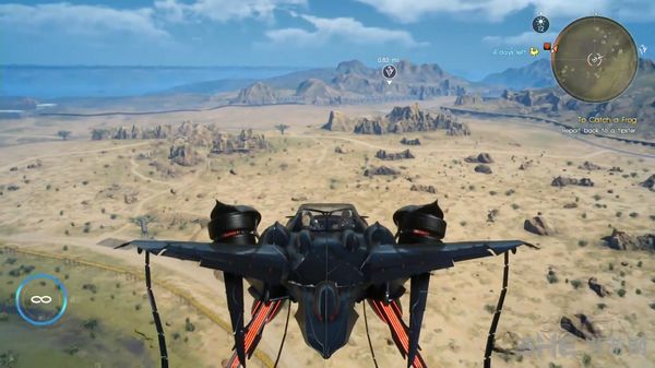 《最终幻想15》地图全面探索 小飞船周游全图