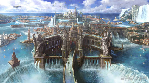 《最终幻想15》早期概念原画曝光 唯美的游戏世界