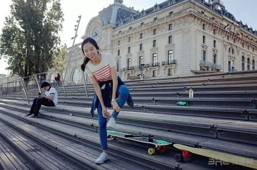 韩国滑板女神海量私照欣赏 看的就是大长腿