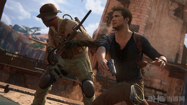 神秘海域4穿墙BUG实战演示 出其不意的战术