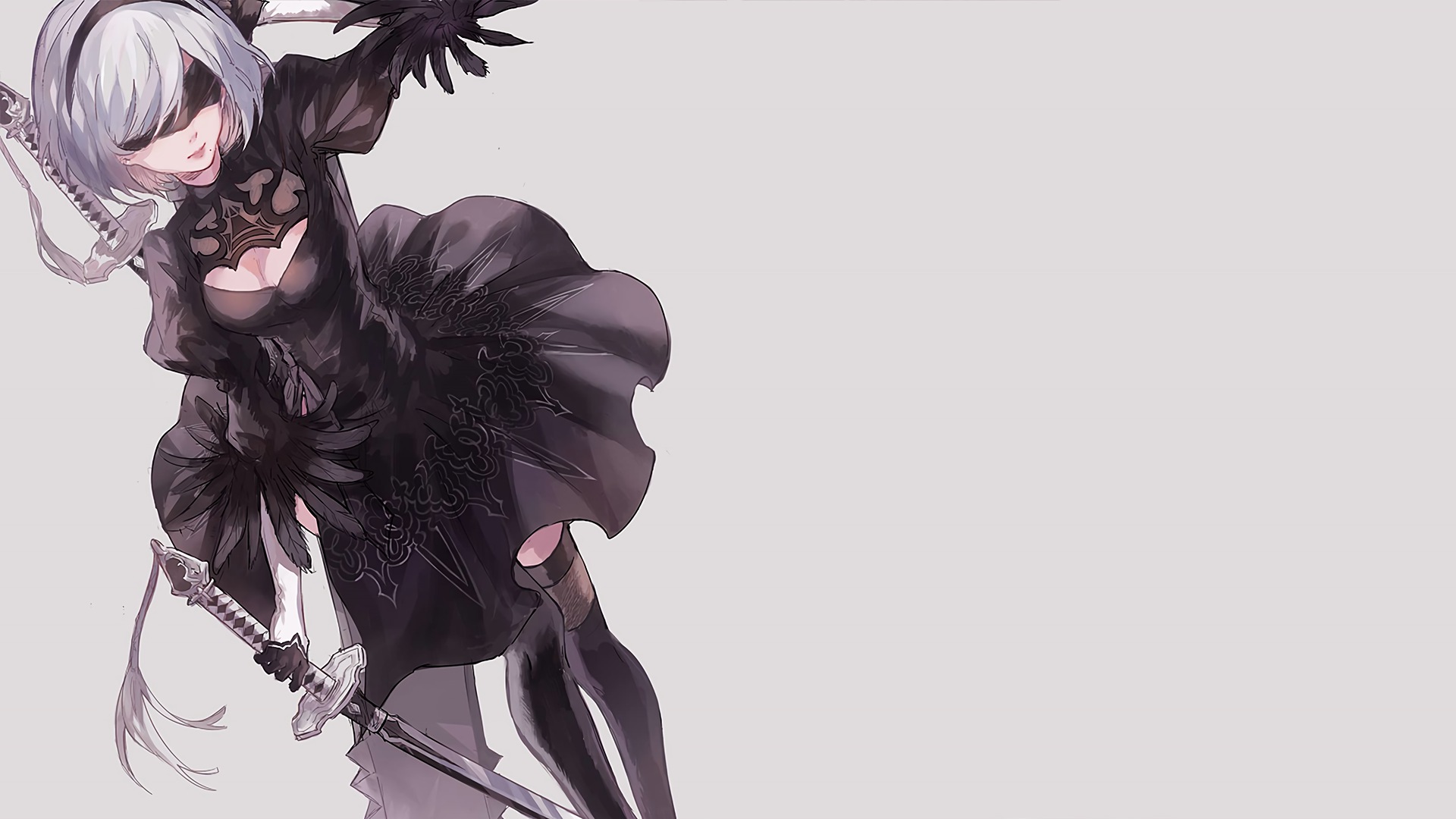 尼尔机械纪元高清壁纸 2b绅士福利大放送内裤