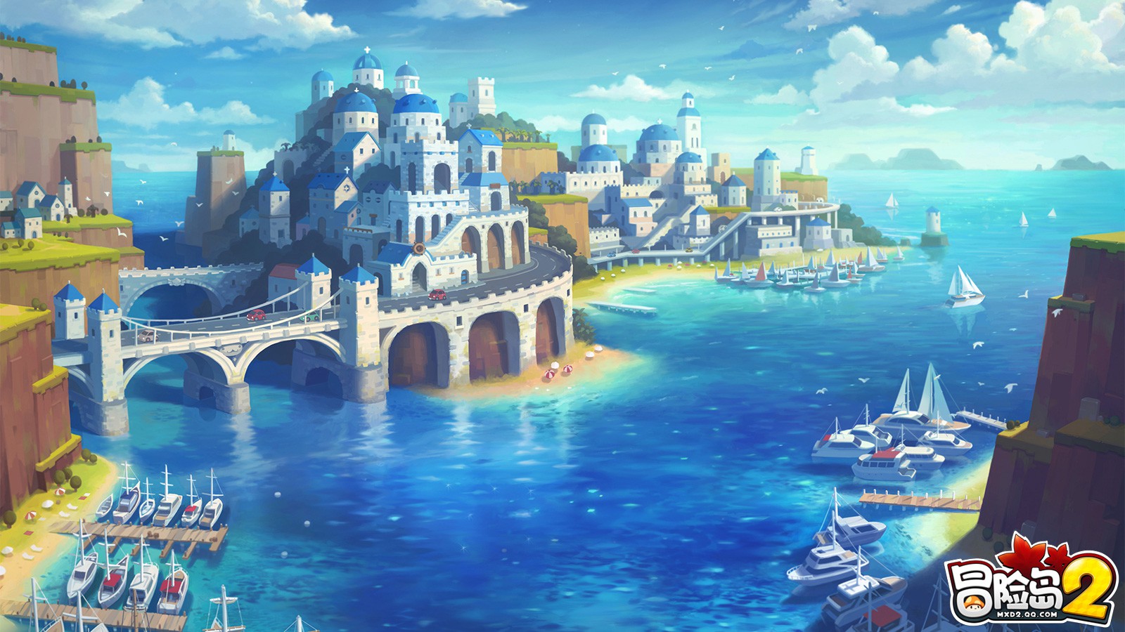 冒险岛2精美壁纸 卡通风格无比迷人(