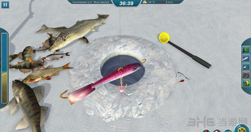 冰湖钓鱼游戏图片