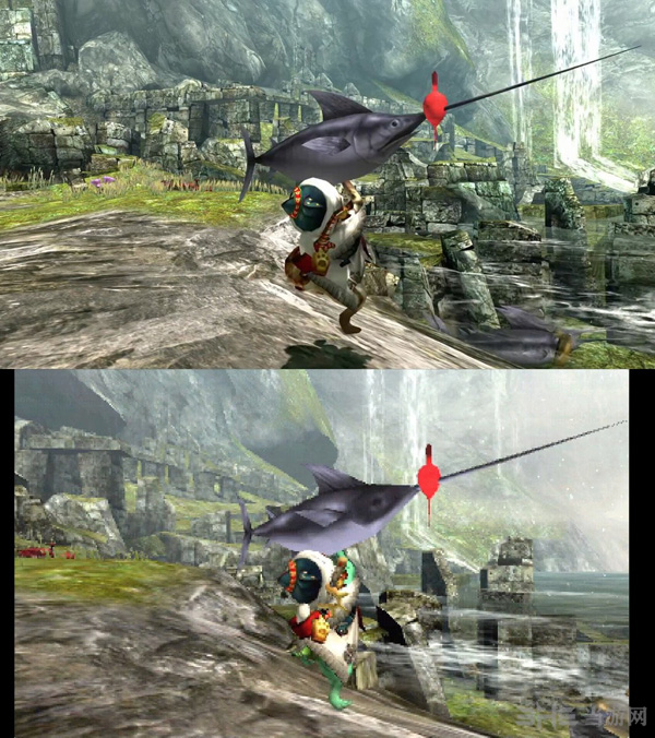 怪物猎人XXNS版与3DS版画面对比3