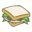 旅行青蛙鹅肠菜三明治图片
