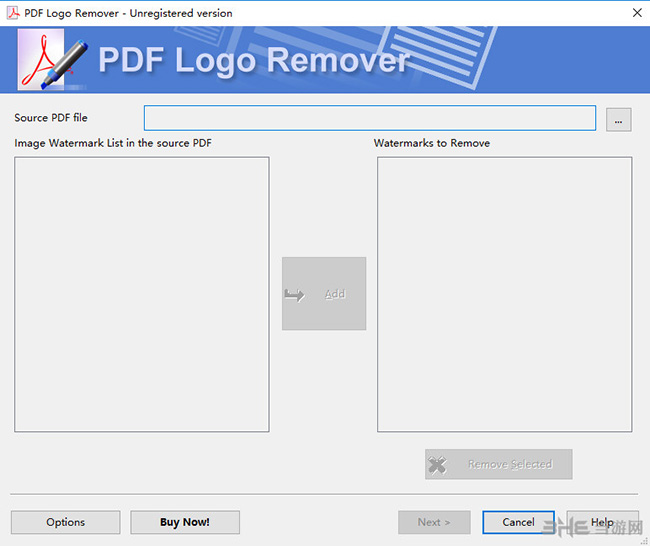 PDFLogoRemover软件界面截图