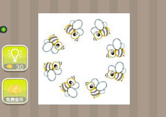 疯狂猜成语八个蜜蜂_蜜蜂卡通图片