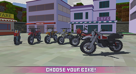 模拟方块摩托车3