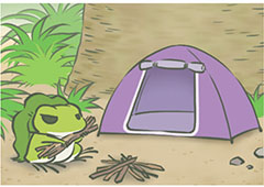 旅行青蛙高级帐篷露营明信片介绍 高级帐篷露营图鉴