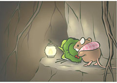 旅行青蛙洞穴探险明信片介绍 洞穴探险图鉴