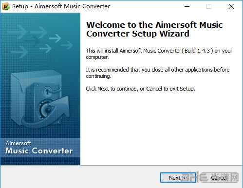AimersoftMusicConverter软件安装过程截图1