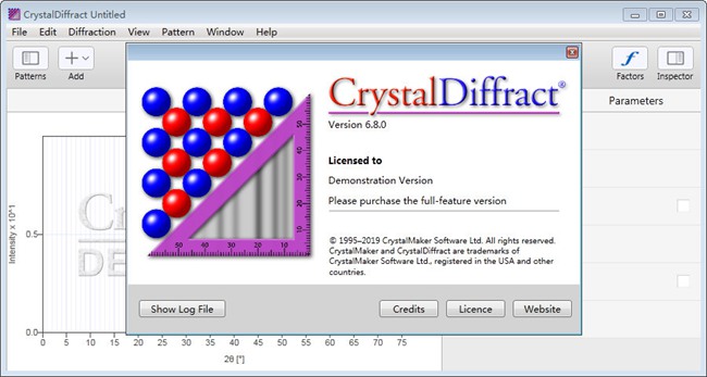 crystaldiffract demo