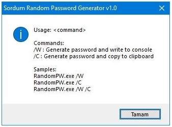 Sordum Random Password Generator软件图片3