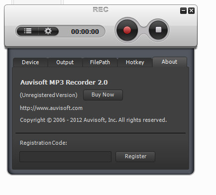 Auvisoft MP3 Recorder图