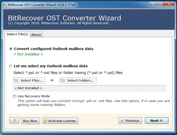 BitRecover OST Converter Wizard软件图片3