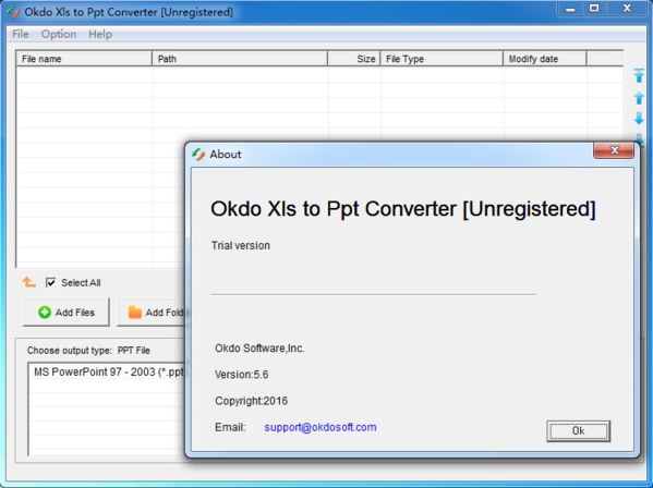 Okdo Xls to Ppt Converter软件图片2
