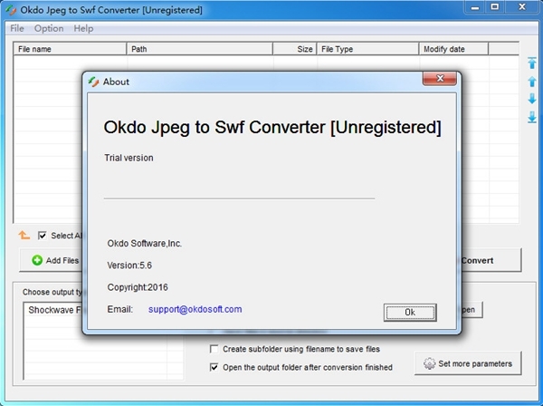 Okdo Jpeg to Swf Converter软件图片2