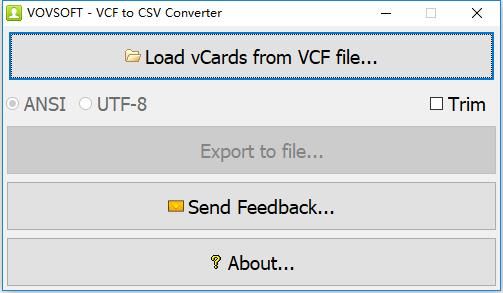 VCF to CSV Converter图片